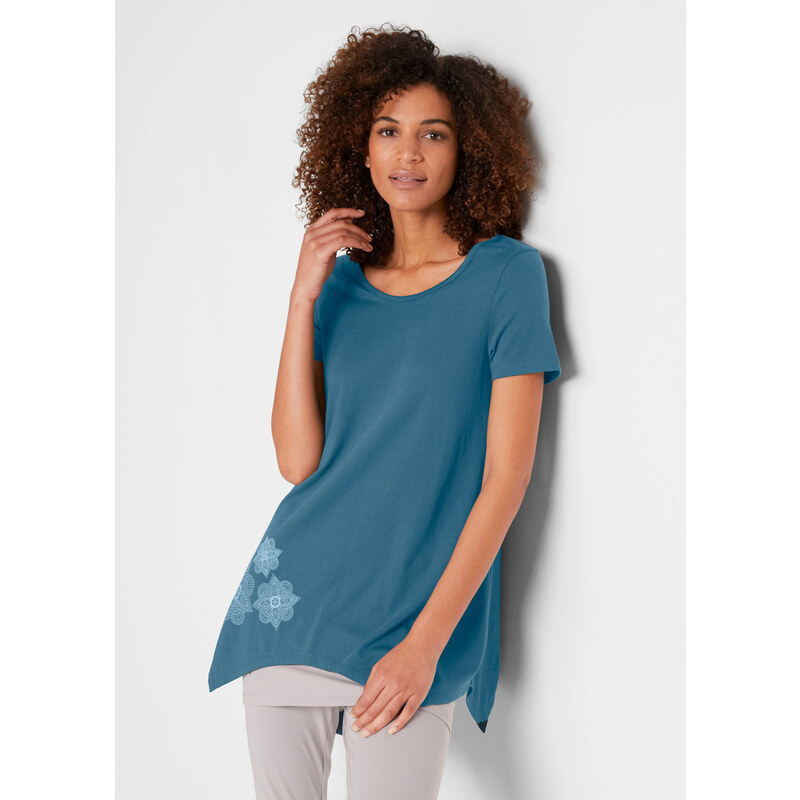 bonprix Športové tričko, krátky rukáv, farba modrá 44961125