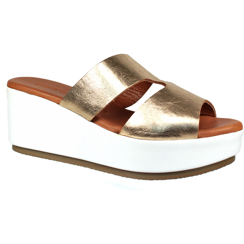 Secretshoes Kožené šľapky 50901809