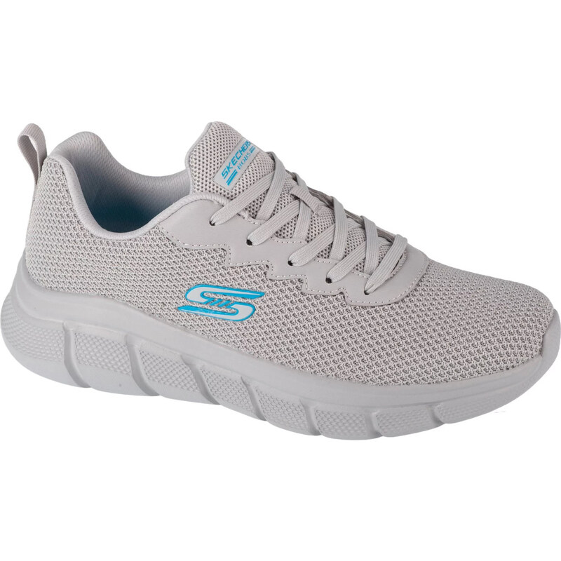 Sivé ľahké tenisky Skechers Bobs Flex - Chill Edge 118106-LTGY 52671439