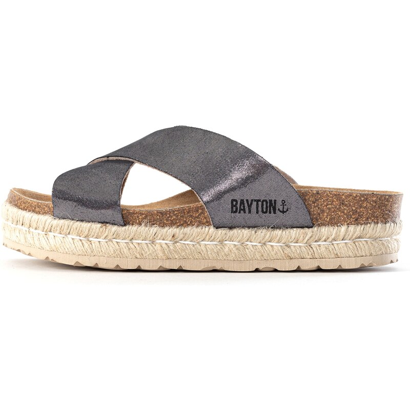 Bayton Šľapky Penelope strieborná 54294725