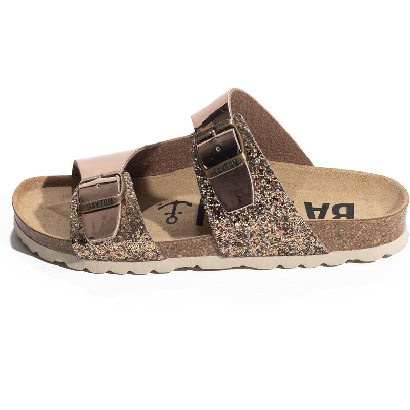 Bayton Šľapky Ilithye modrá / čokoládová / žltá / rosé 54295724