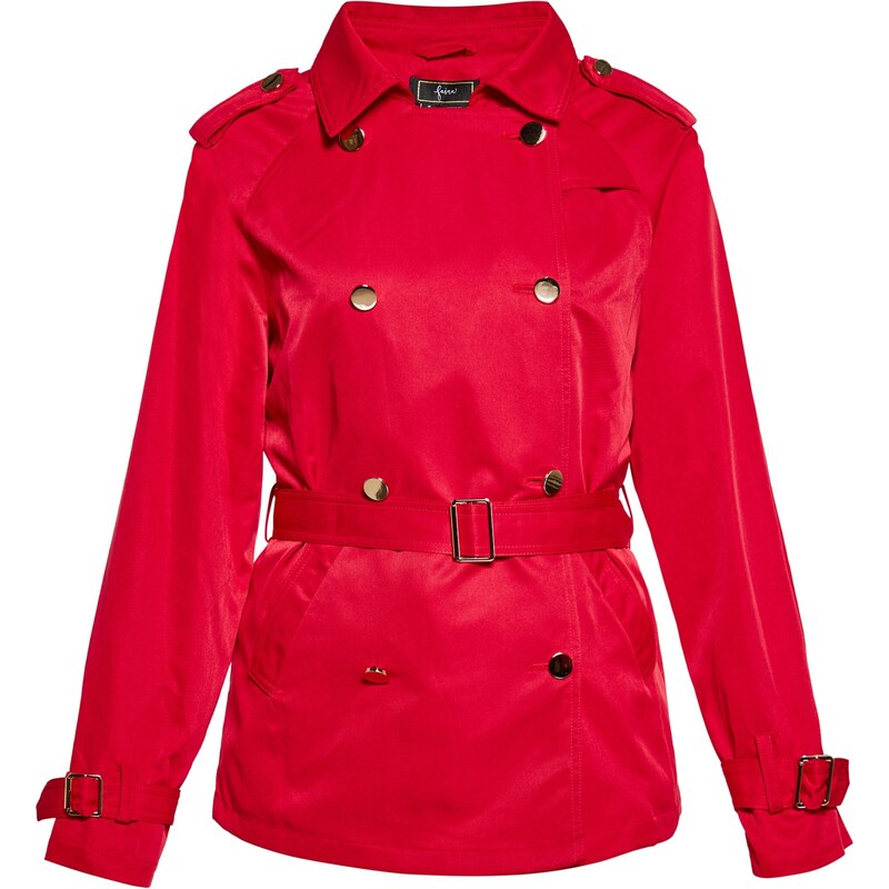 faina Prechodný kabát červená 54299827