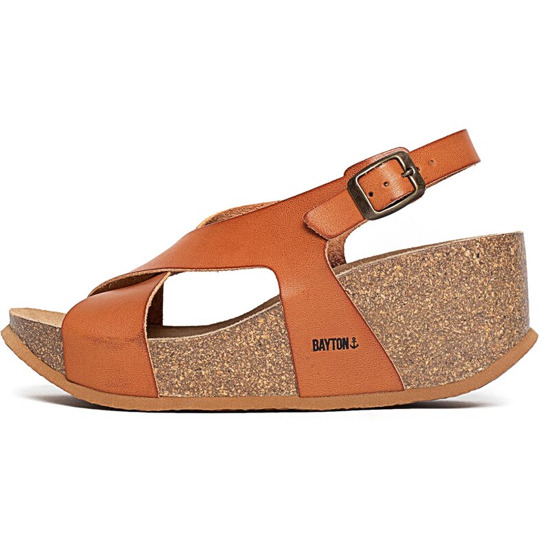 Bayton Sandále Rea farba ťavej srsti / hrdzavohnedá 54303055