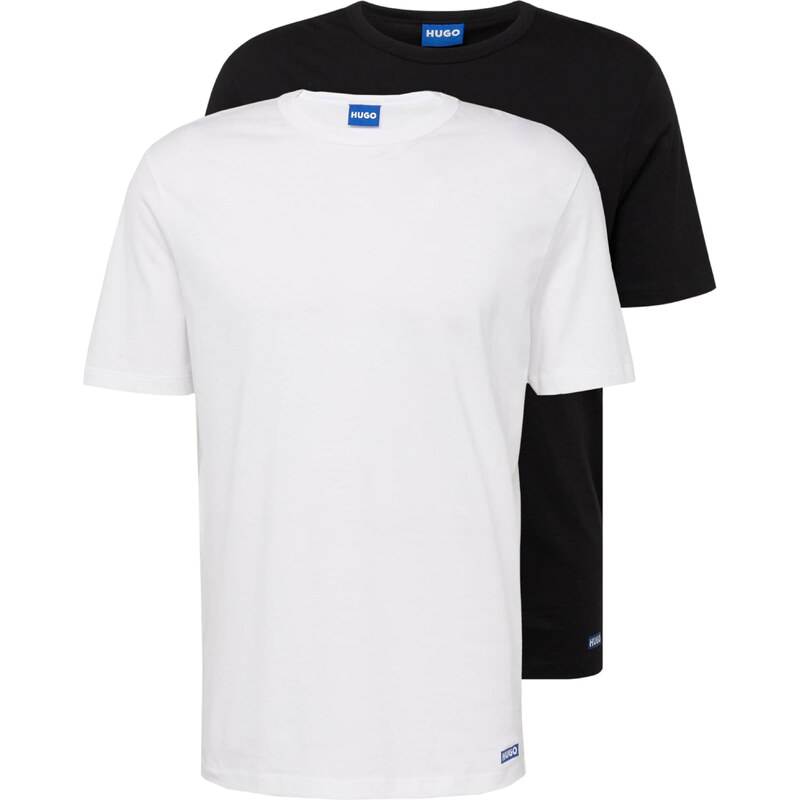 HUGO Tričko Naolo modrá / čierna / biela 52704049