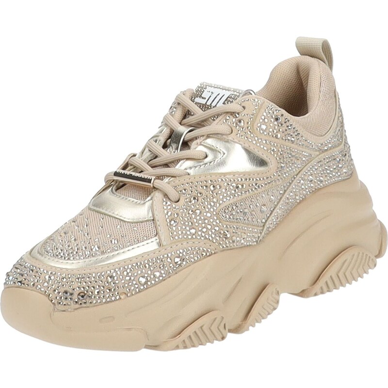 STEVE MADDEN Nízke tenisky Privy béžová / strieborná 55460817