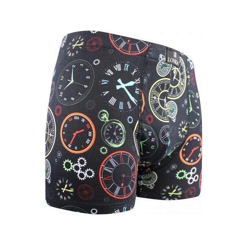 KEVIN pánske veselé boxerky Lonka - HODINY 50912111