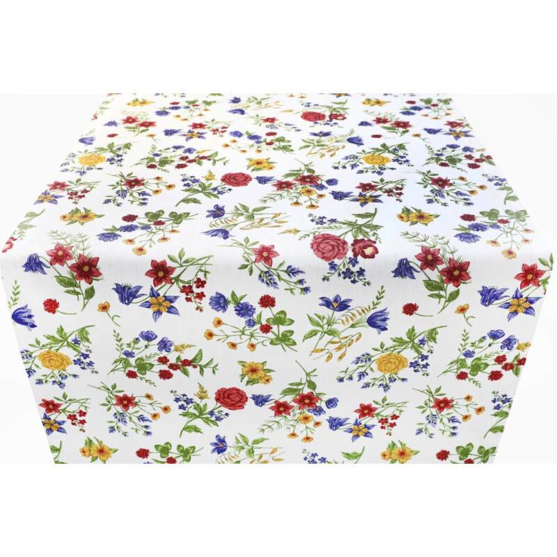 Mondo Italia, s.r.o. Behúň na stôl 50x150 cm Lúčne kvety