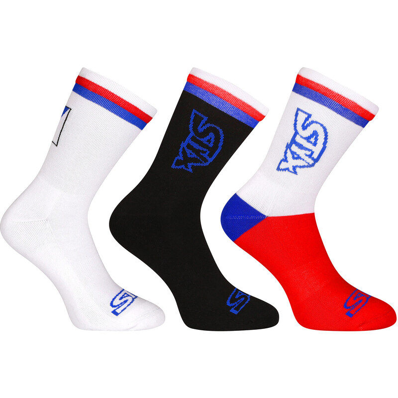 3PACK ponožky Styx vysoké viacfarebné trikolóra (3HV09014) 50920634