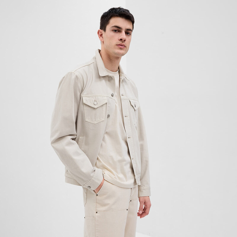 Bunda GAP Denim Jacket Grey Splash XS 50920771