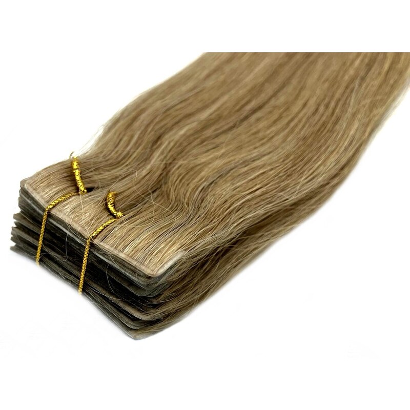 Clipinhair Vlasy pre metódu Invisible Tape / TapeX / Tape Hair / Tape IN 50cm – prírodná blond