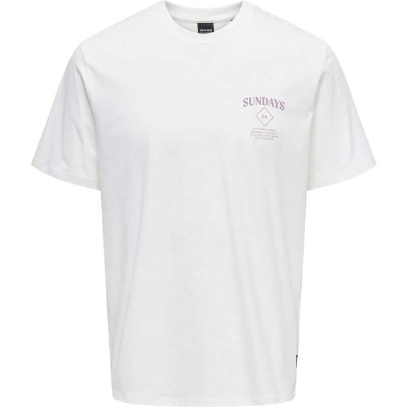 Only & Sons Tričko KYE svetlomodrá / svetlozelená / fialová / biela 54970771