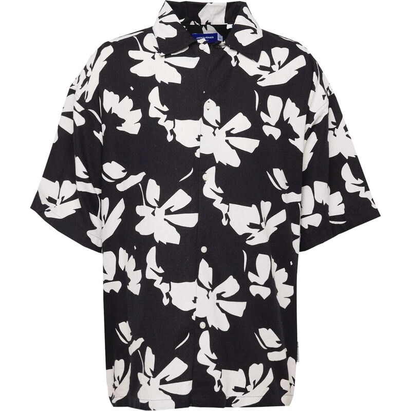 JACK & JONES Košeľa FARO čierna / biela 54341739