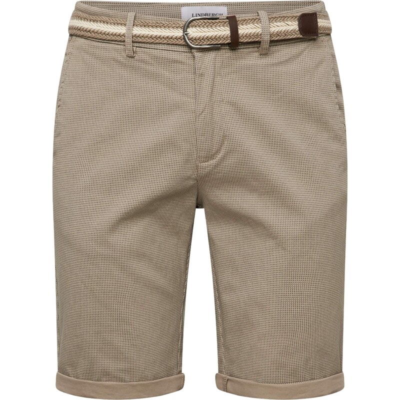 Lindbergh Chino nohavice Superflex béžová / čierna / biela 50945492
