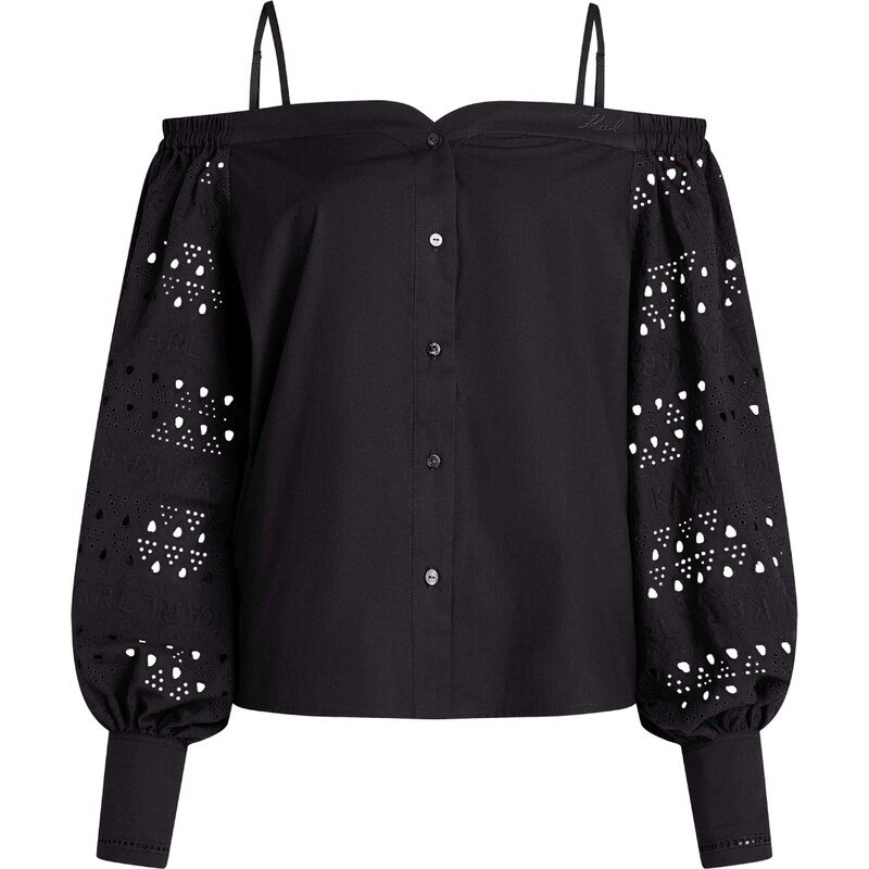 Karl Lagerfeld Blúzka čierna 54287966