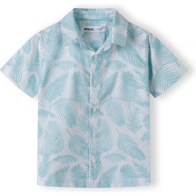 MINOTI Košeľa modrozelená / modrosivá 54342833