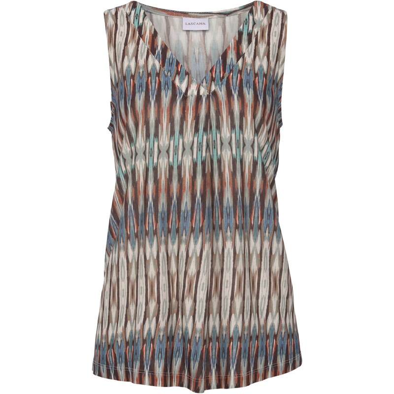 VIVANCE Top tyrkysová / modrosivá / hnedá / sivá 54329046