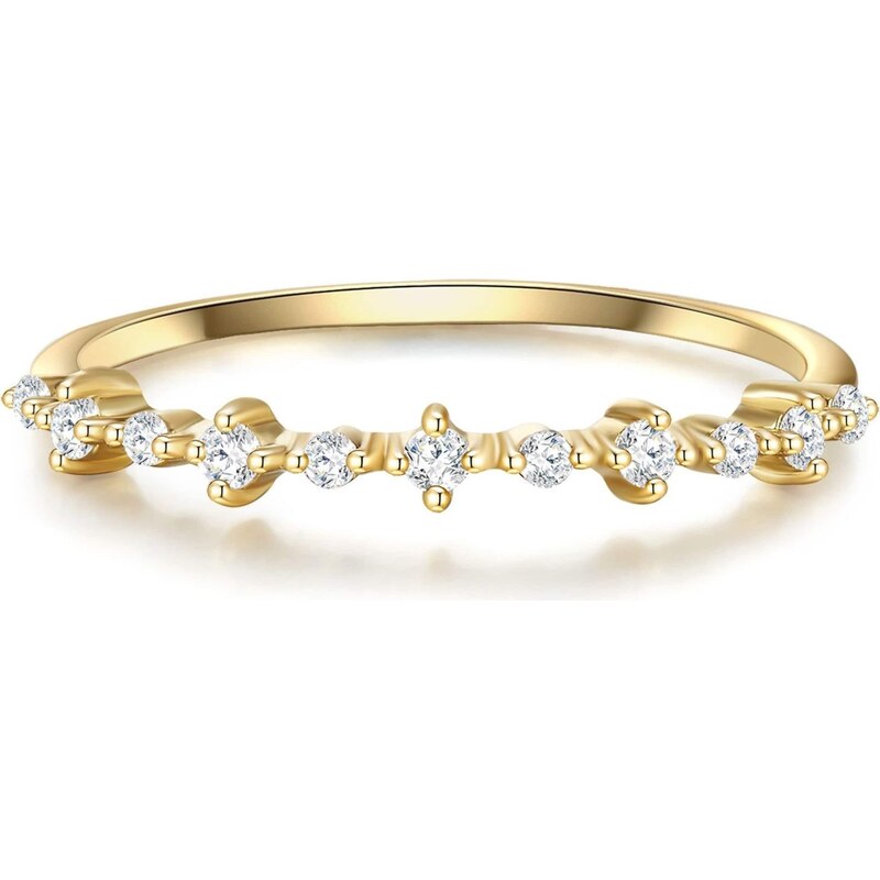 Glanzstücke München Prsteň zlatá žltá / priehľadná 66536380