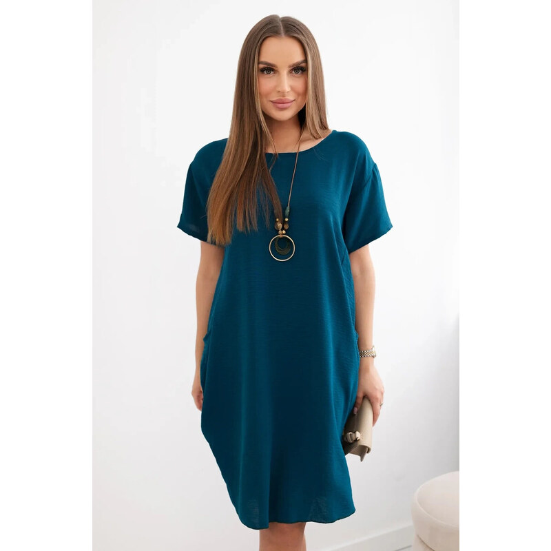 K-Fashion Šaty s vreckami a príveskom 61962427