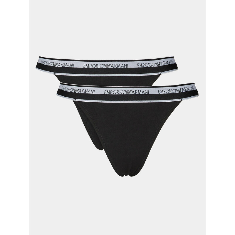 Dámske tangá 2Pack 164522 4R227 00020 Black - Emporio Armani 50967682