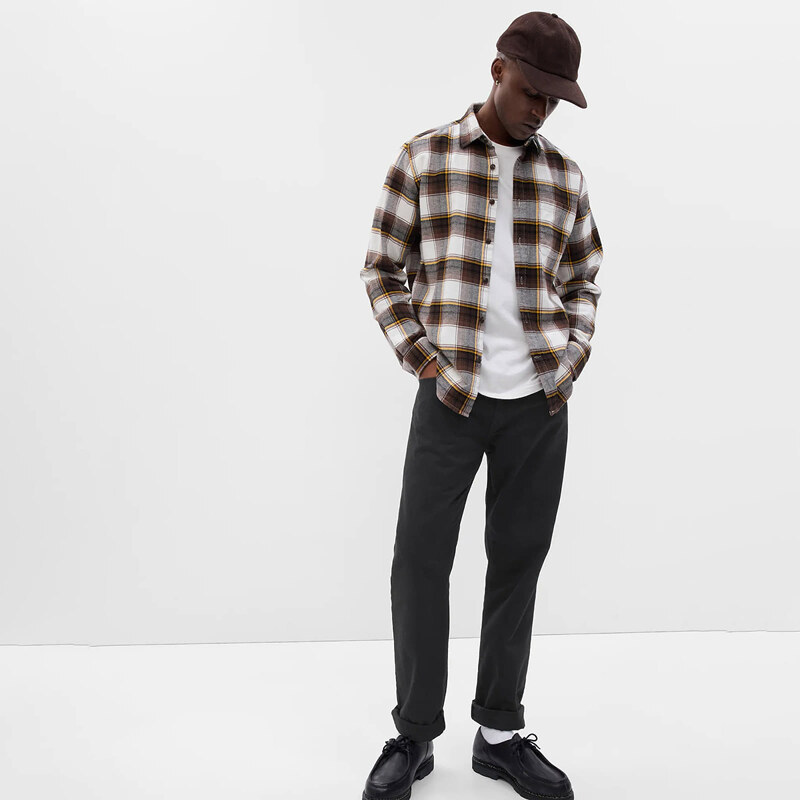 Kalhoty GAP Denim Pants Straight True Black W30/L32 50989919