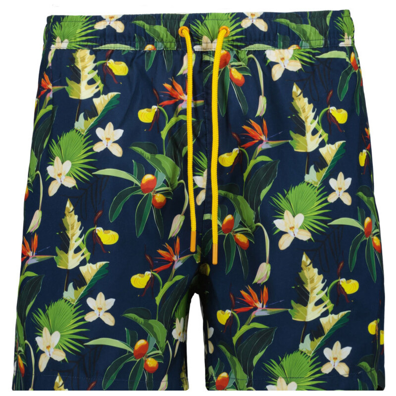 Pánske modré kvietkované plavky RAGMAN 50989887