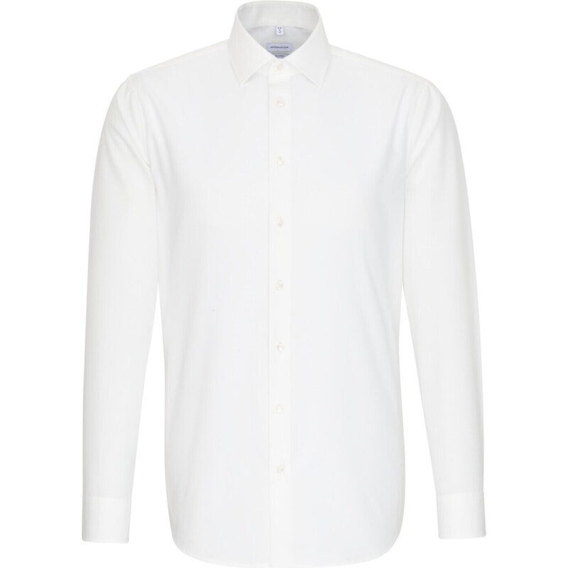 Svadobná nežehlivá popelínová košeľa Seidensticker Shaped fit 51136674