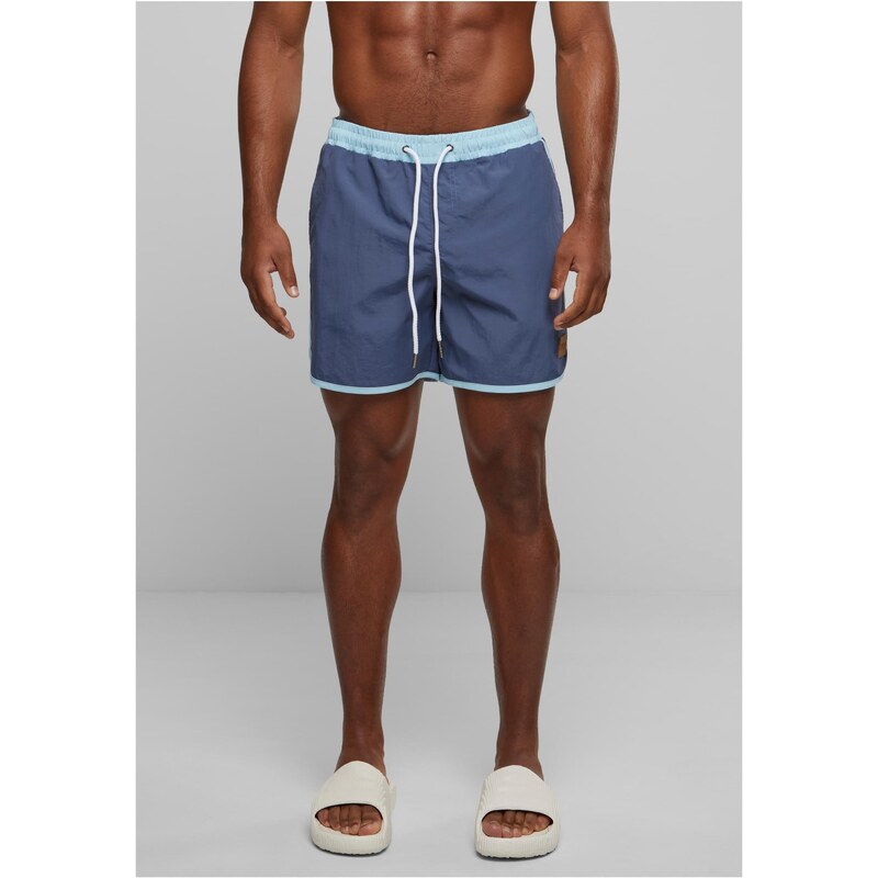 Urban Classics Mens Retro Swimwear - Blue 50995578