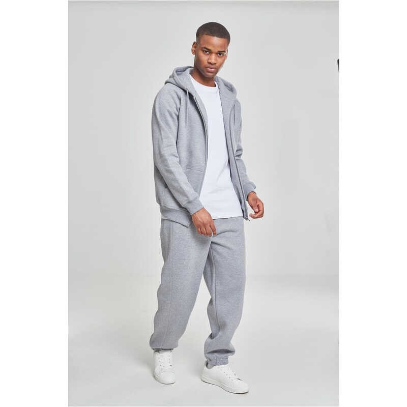 Urban Classics Mens Tracksuit Blanc Suit - Grey 50995652