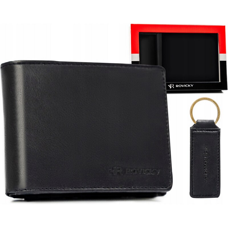 Darčekový set: peňaženka a kľúčenka z ekologickej kože - Rovicky 58387654