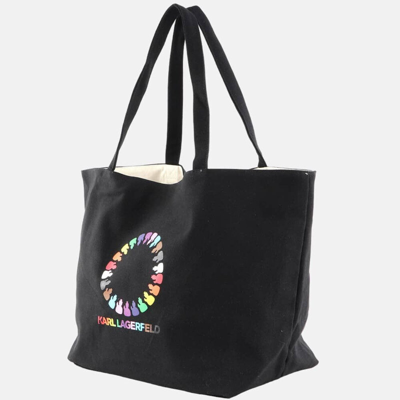Oboustranná látková kabelka Karl Lagerfeld 55780 51008084