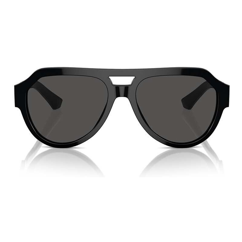 Slnečné okuliare Dolce & Gabbana pánske, čierna farba