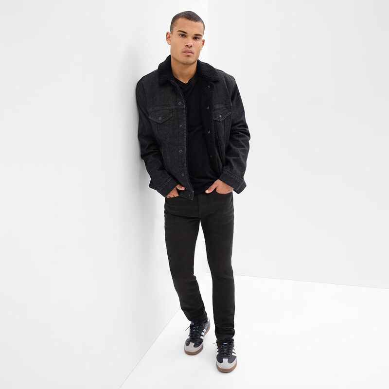 Kalhoty GAP Denim Pants Skinny Black Wash W34/L34 51013531