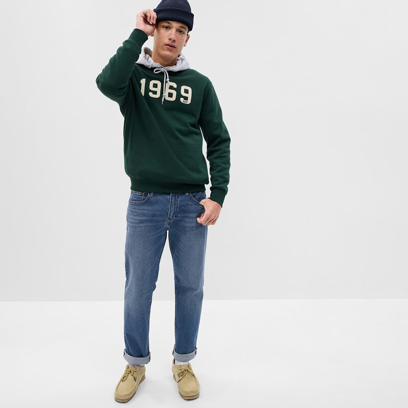 Kalhoty GAP Denim Pants Straight Medium Wash W34/L32 51013562