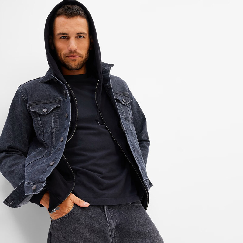 Bunda GAP Denim Jacket Black Wash M 51013569