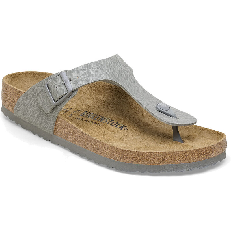 Birkenstock Gizeh BF Saffiano Stone Coin Regular Fit 65399498