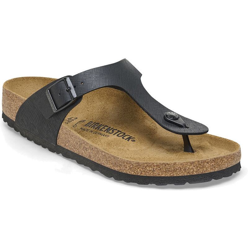 Birkenstock Gizeh BS Saffiano Black Narrow Fit 65399503
