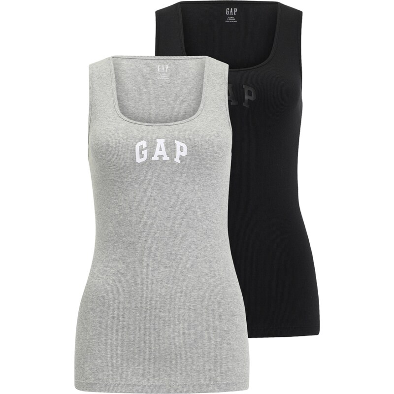 Gap Tall Top sivá melírovaná / čierna / biela 53830660