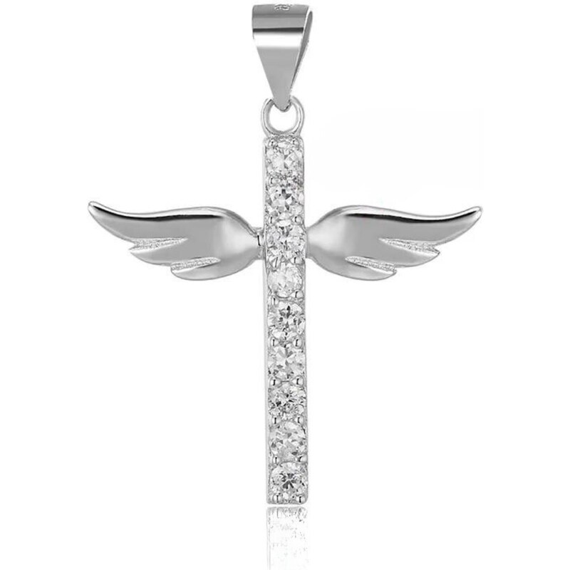 Olivie Strieborný prívesok ANJELSKÝ KRÍŽOK 8489 51031660