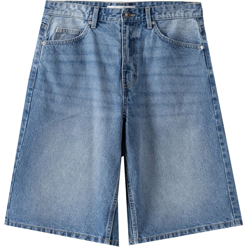 Bershka Džínsy modrá denim 54323303