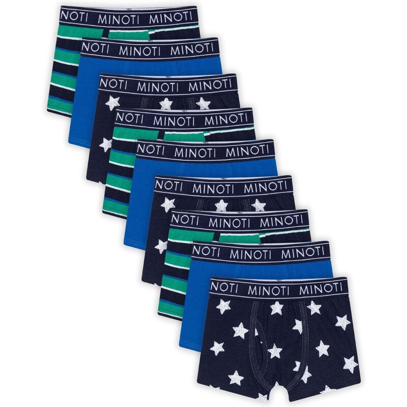 MINOTI Nohavičky modrá / tmavomodrá / zelená / biela 54343213