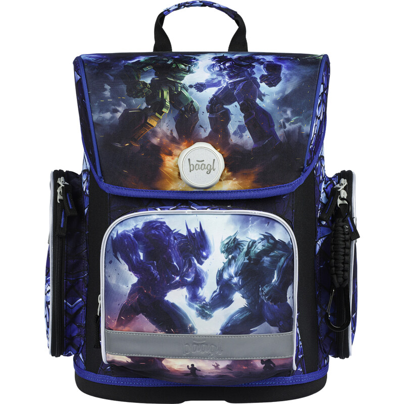 BAAGL školská aktovka Ergo Roboti 62195071