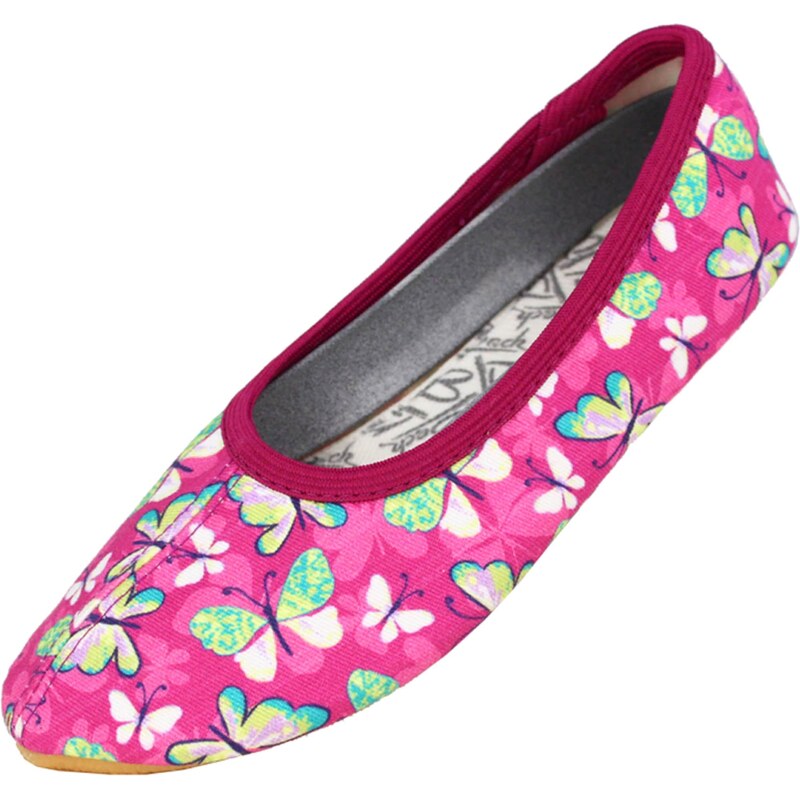 BECK Baleríny Harmonie olivová / smaragdová / fialová / ružová 51542010