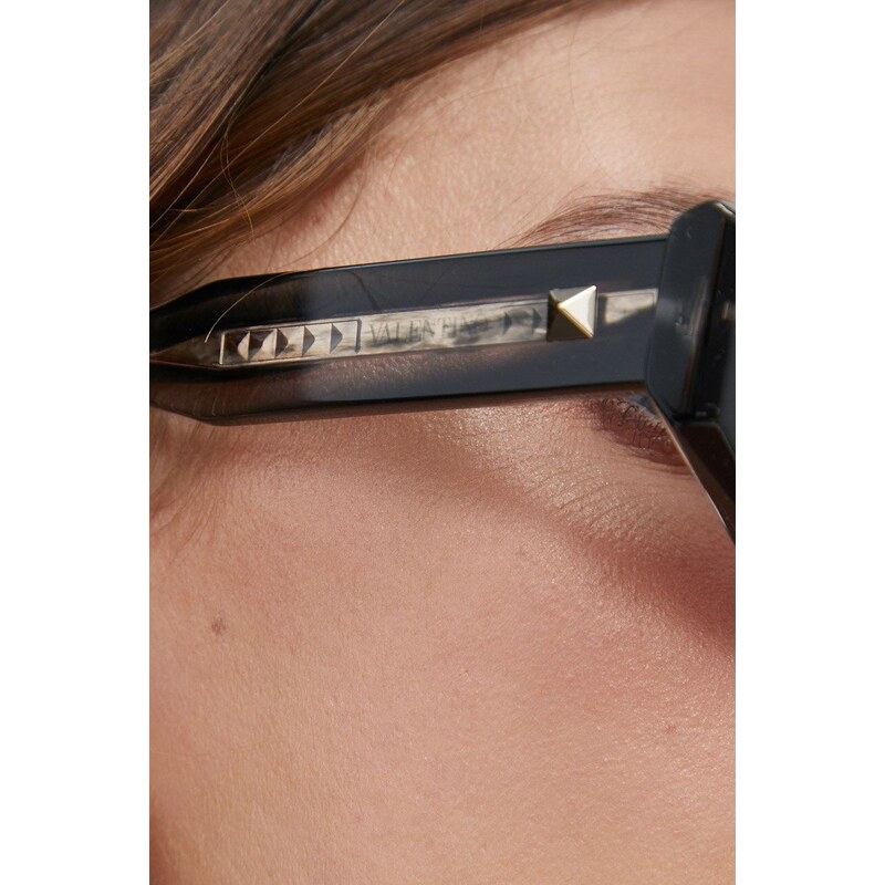 Slnečné okuliare Valentino V - TRE čierna farba, VLS-101A