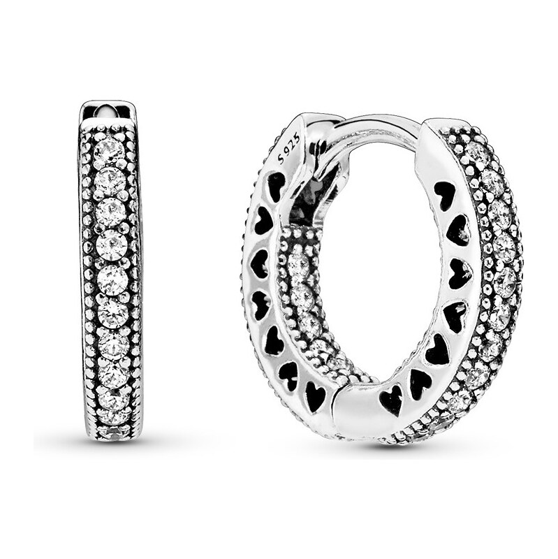 Pandora Kruhové náušnice s kryštálmi 296317CZ 66588157