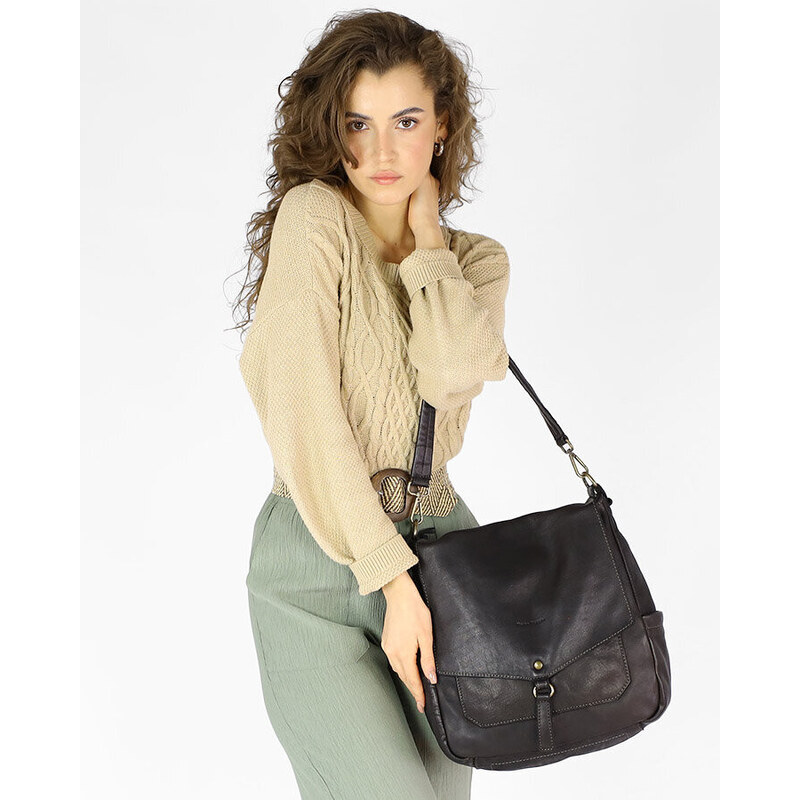 Marco Mazzini handmade MARCO MAZZINI Kožená kabelka na rameno Vera 49143856