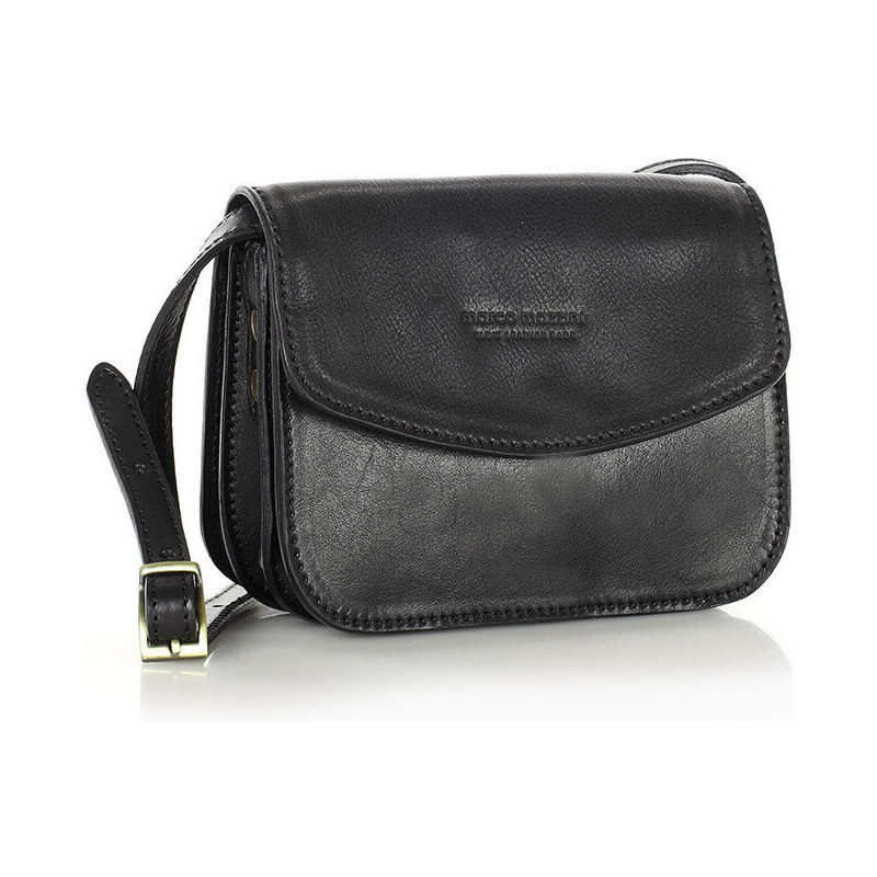 MARCO MAZZINI Kožená kabelka na rameno Toscana | čierna L248c 51059729