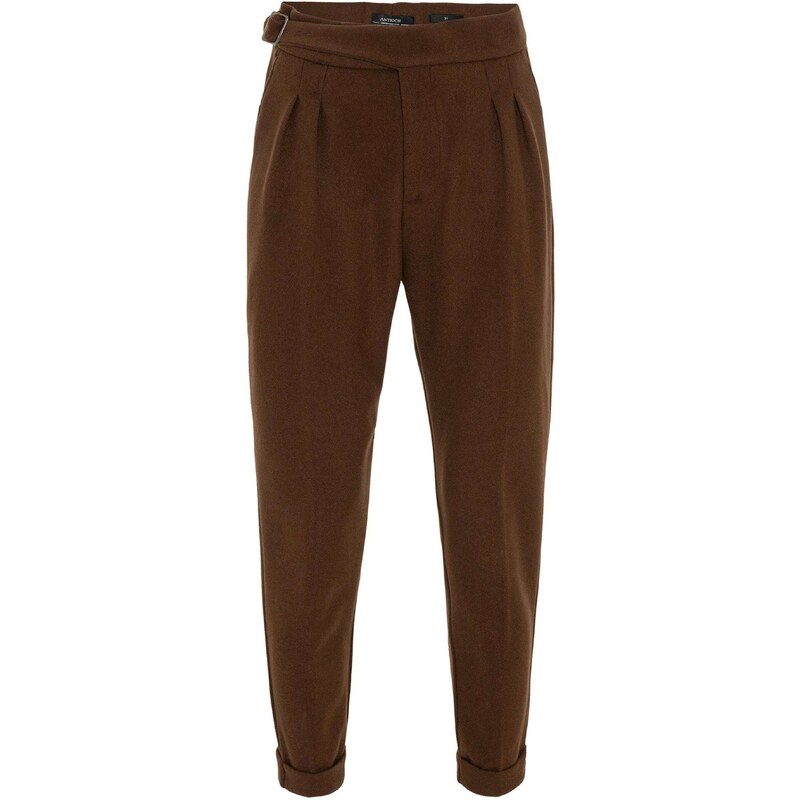 Antioch Plisované nohavice hnedá 54339067