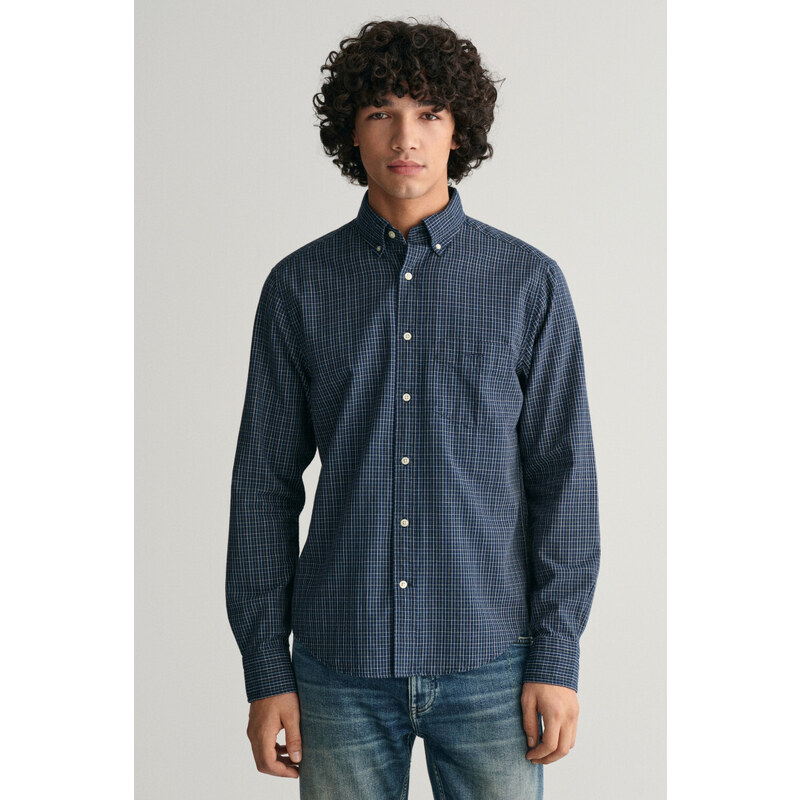 KOŠEĽA GANT REG TATTERSALL ARCHIVE OXF SHIRT MARINE 50828367