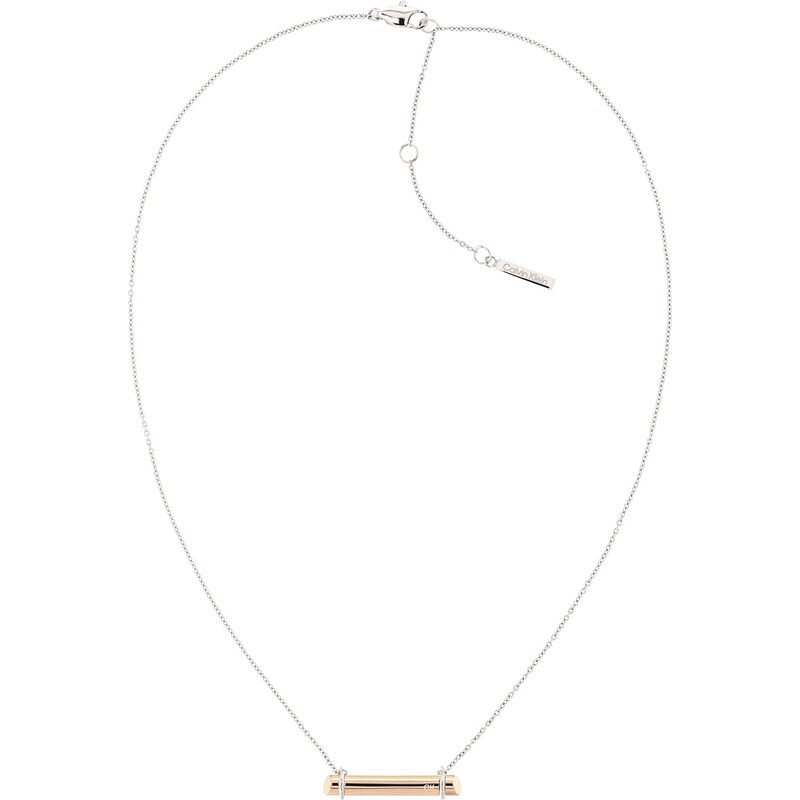 Calvin Klein Elegantný bicolor náhrdelník Elongated Linear 35000014 66588737