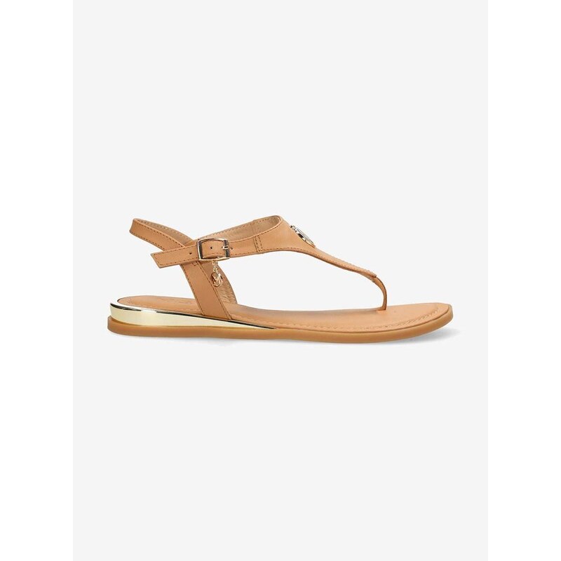 Kožené sandále Mexx Nyobi dámske, béžová farba, MICY1605741W